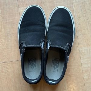 Black Slip on Vans